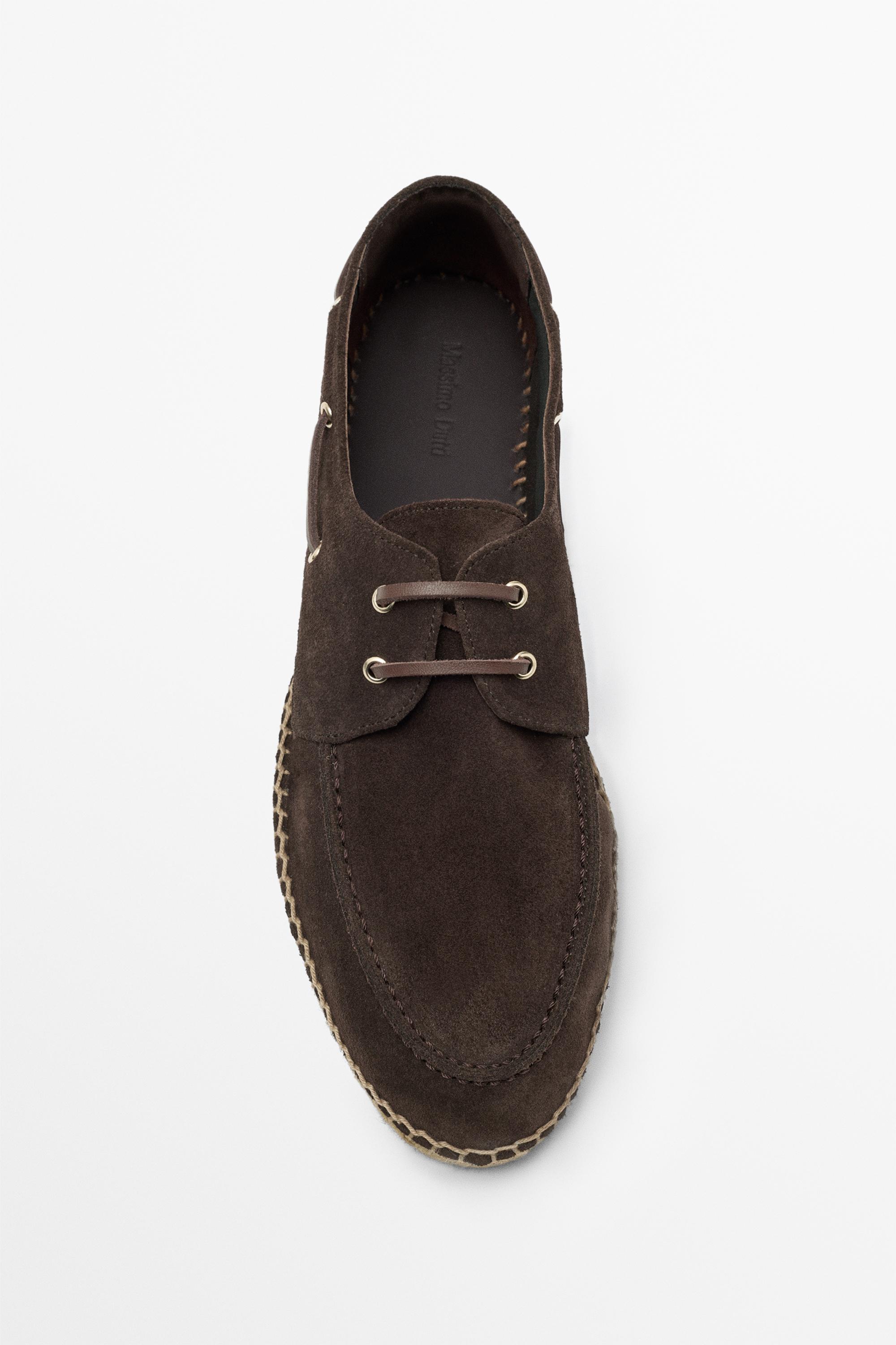 Chaussure bateau semelle jute